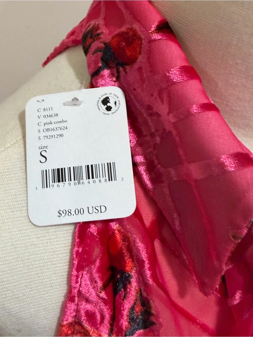 Free people burnout velvet blouse S